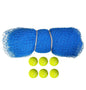 Prozone Sporting Nylon Blue Cricket Net with 6 Tennis Balls