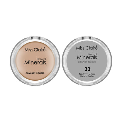 Miss Claire Natural Mineral Compact Powder - 33