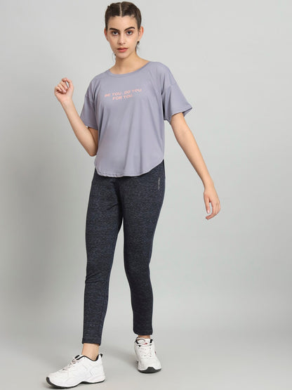 MKH Typography Printed Drop-Shoulder Sleeves Dri-FIT T-shirt