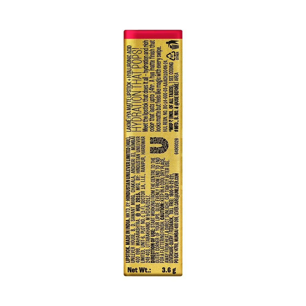 Lakme 9to5 Hya Matte Lipstick - Red Alert