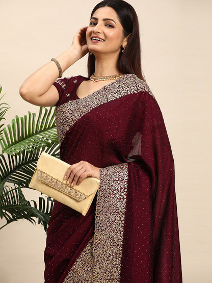 kasee Embellished Embroidered Designer Saree