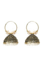Mominos Fashion Johar Kamal Latest Designer Golden Color Jhumkas