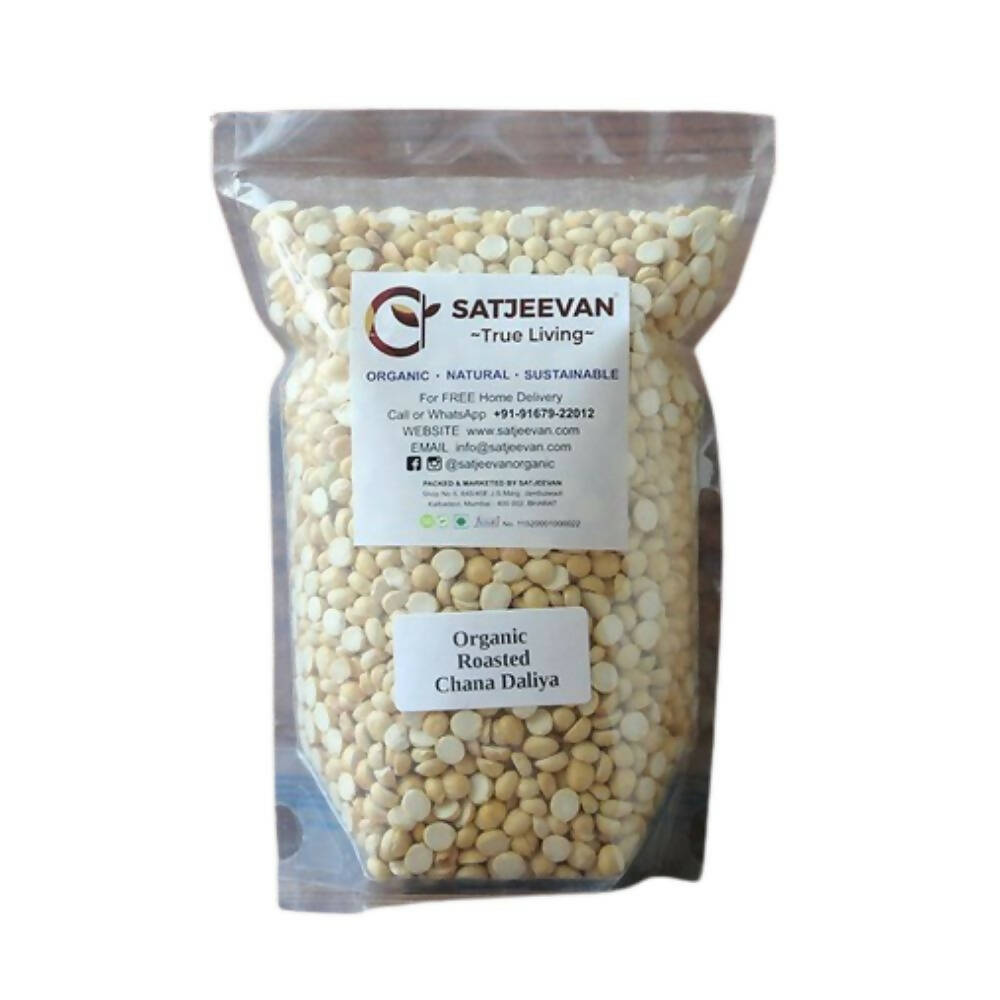 Satjeevan Organic Roasted Chana Daliya