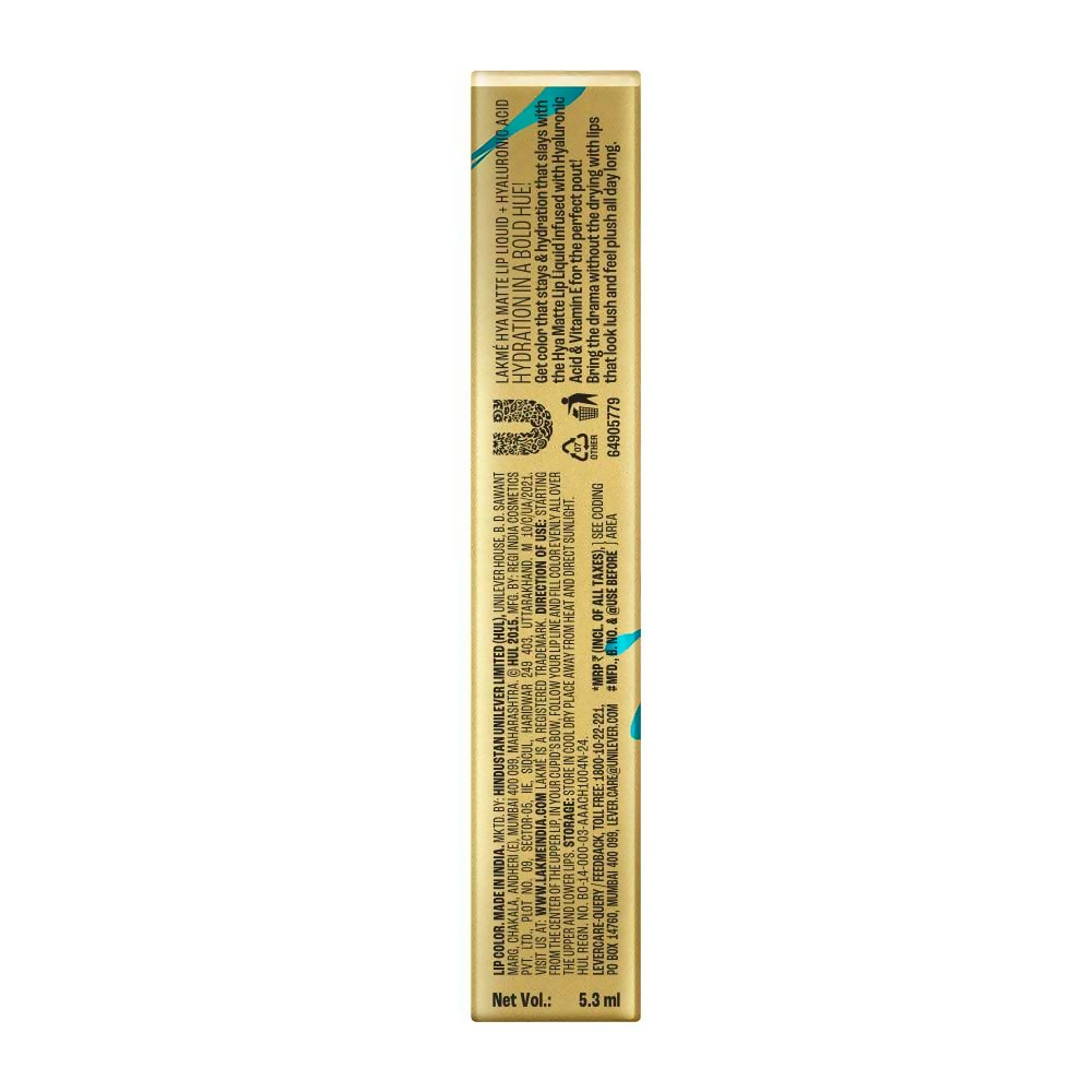 Lakme 9to5 Hya Matte Liquid Lipstick + Hyaluronic Acid - Vacation Nude