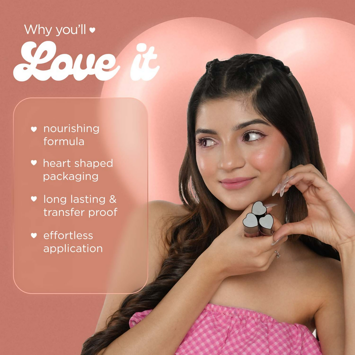 Bella Vita Organic All Hearts Face Blush - Love Struck