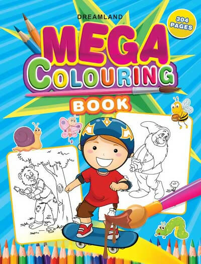 Dreamland Mega Colouring Book