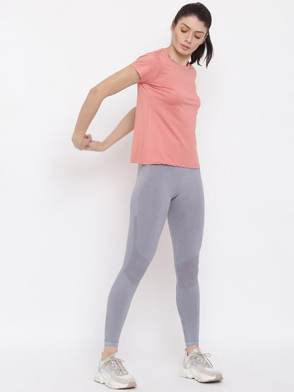 MKH Women Pink Dri-FIT Running T-shirt
