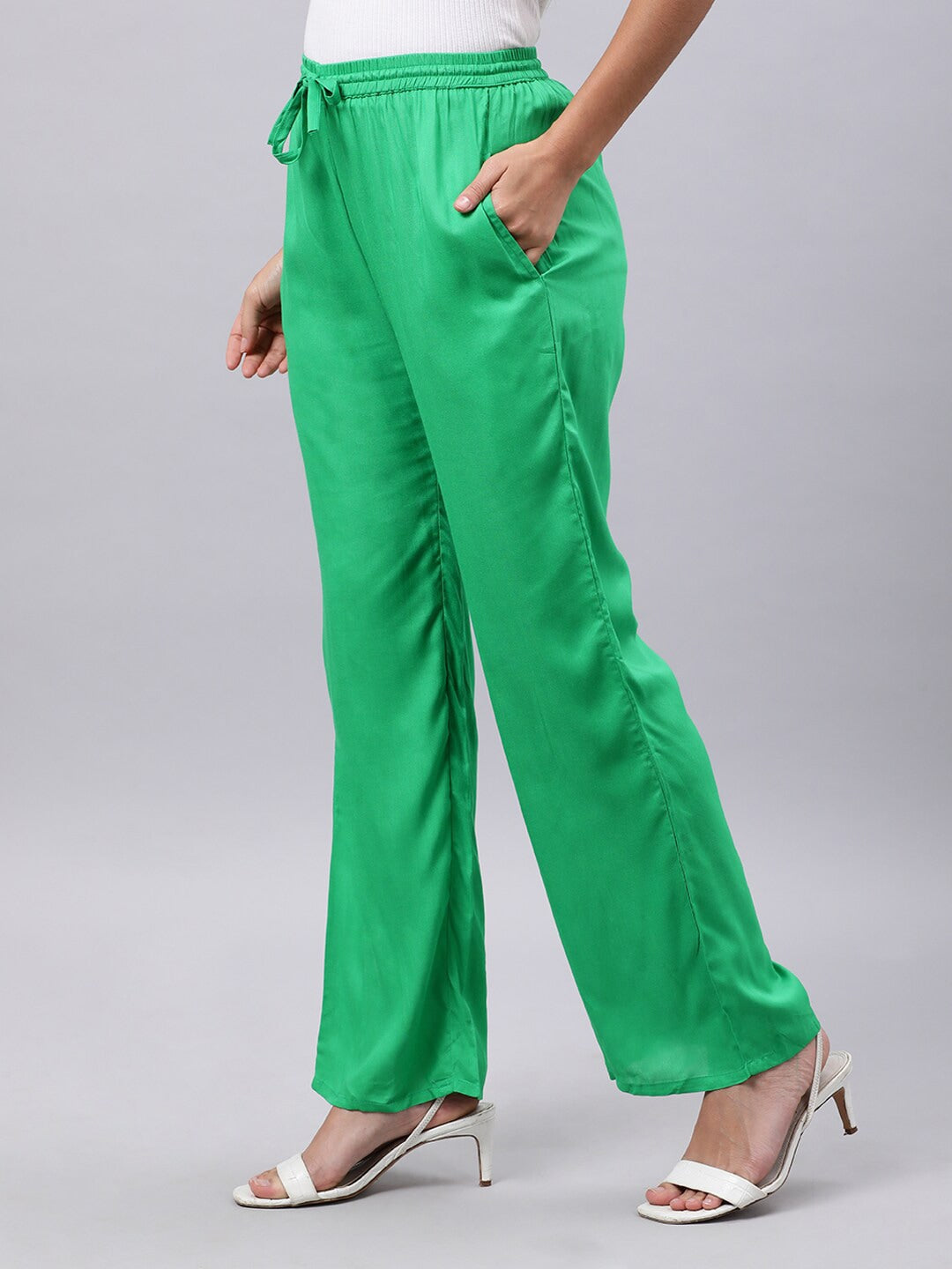Souchii Green Liva Palazzos