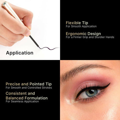 Swiss Beauty Select Here To Stay Liquid Liner, 3-Mood Brown