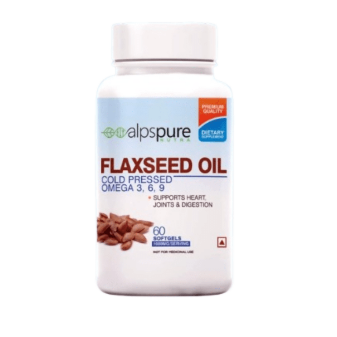 Alpspure Nutra Flaxseed Oil Capsules