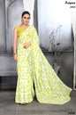 Aayaa Designer Printed Georgette Saree - Multi Color