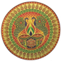 Stickerbazaar Micro Golden Embossing Rangoli Stickers
