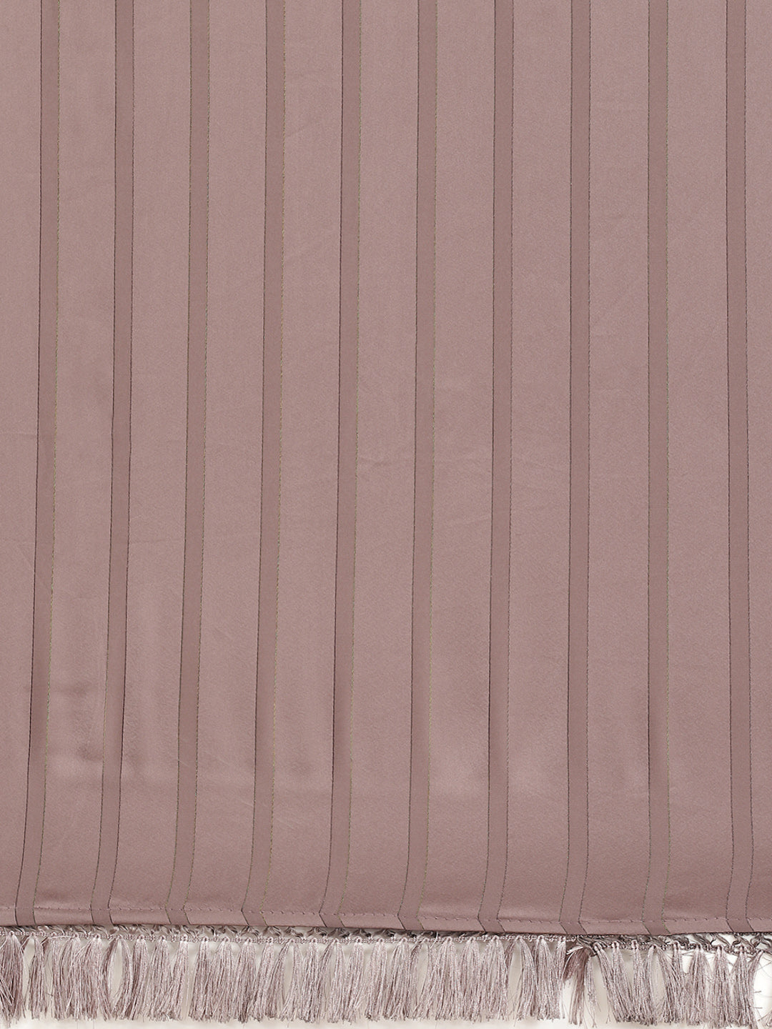 Tikhi Imli Gunmetal-Toned Striped Saree