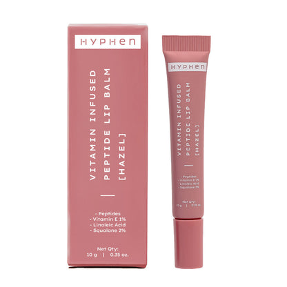 Hyphen By Kriti Sanon Hazel Vitamin Infused Peptide Lip Balm, Hydrate & Moisturize, Smoothen Lips & Repair Moisture Barrier
