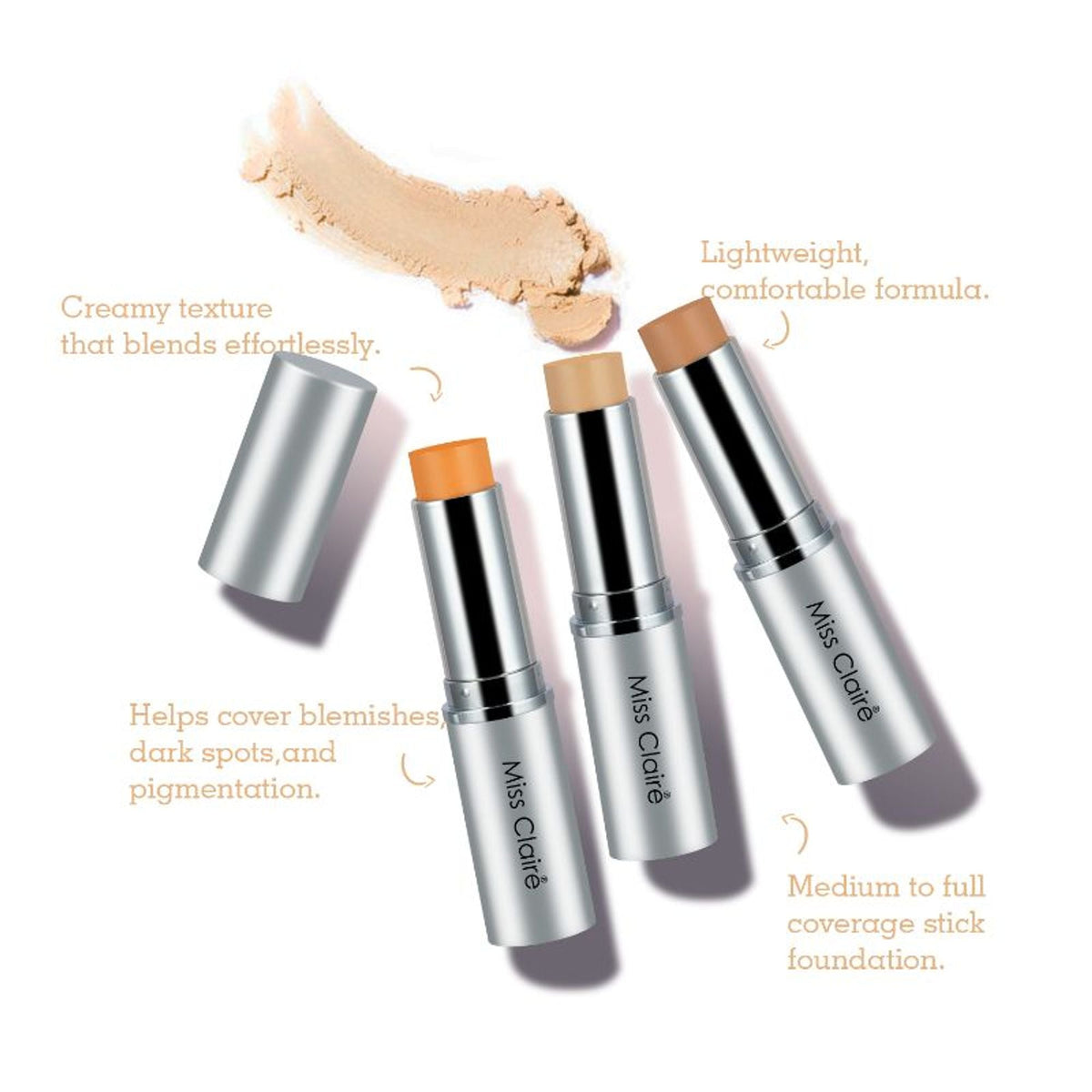 Miss Claire Prestige Stick Foundation - Fs38