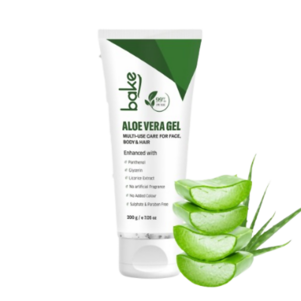 Bake 99% Pure Multi-Use Aloe Vera Gel for Face, Body & Hair