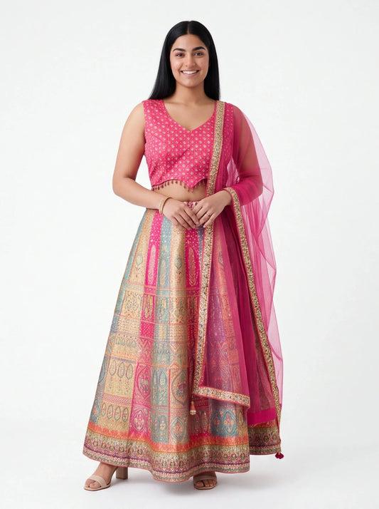 Art silk lehenga Choli set