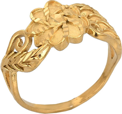 AanyaCentric Gold-Polished Ring For Women & Girls