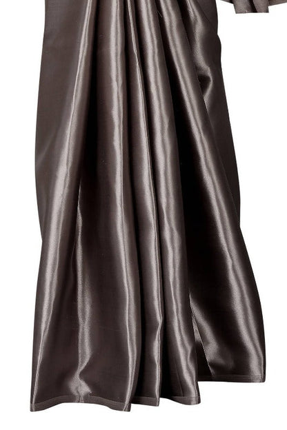 Vamika Grey Satin Designer Saree (PAVITRA GREY)