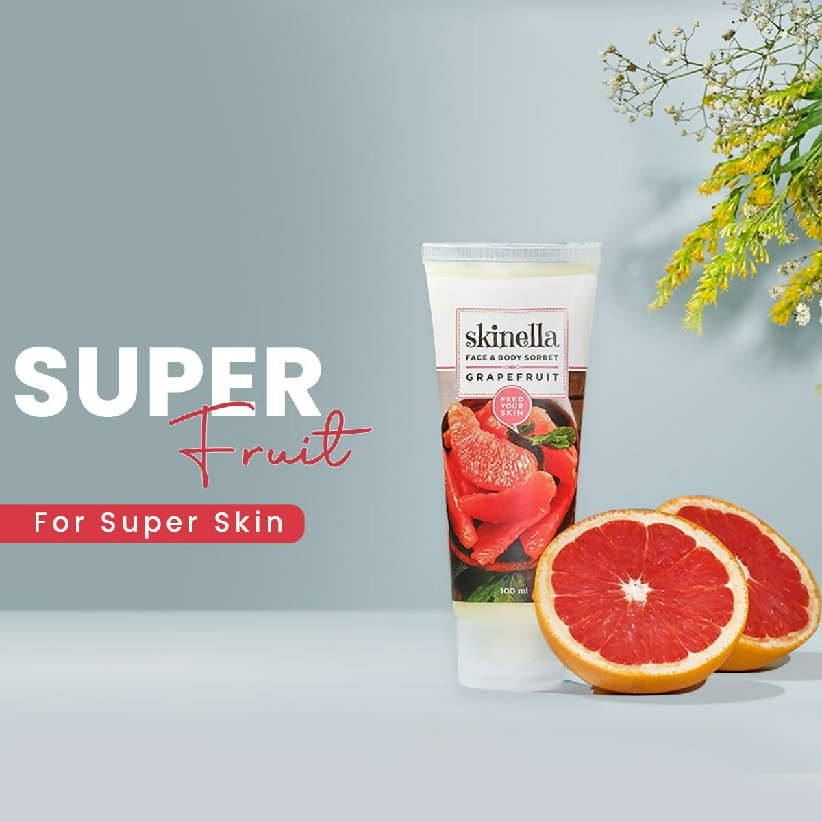 Skinella Face & Body Sorbet Grapefruit Vitamin C