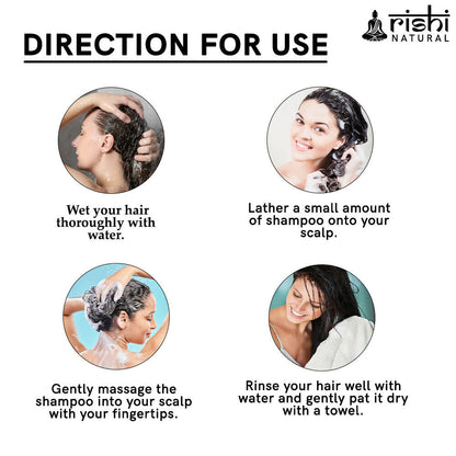 Rishi Natural Anti Grey Hair Shampoo