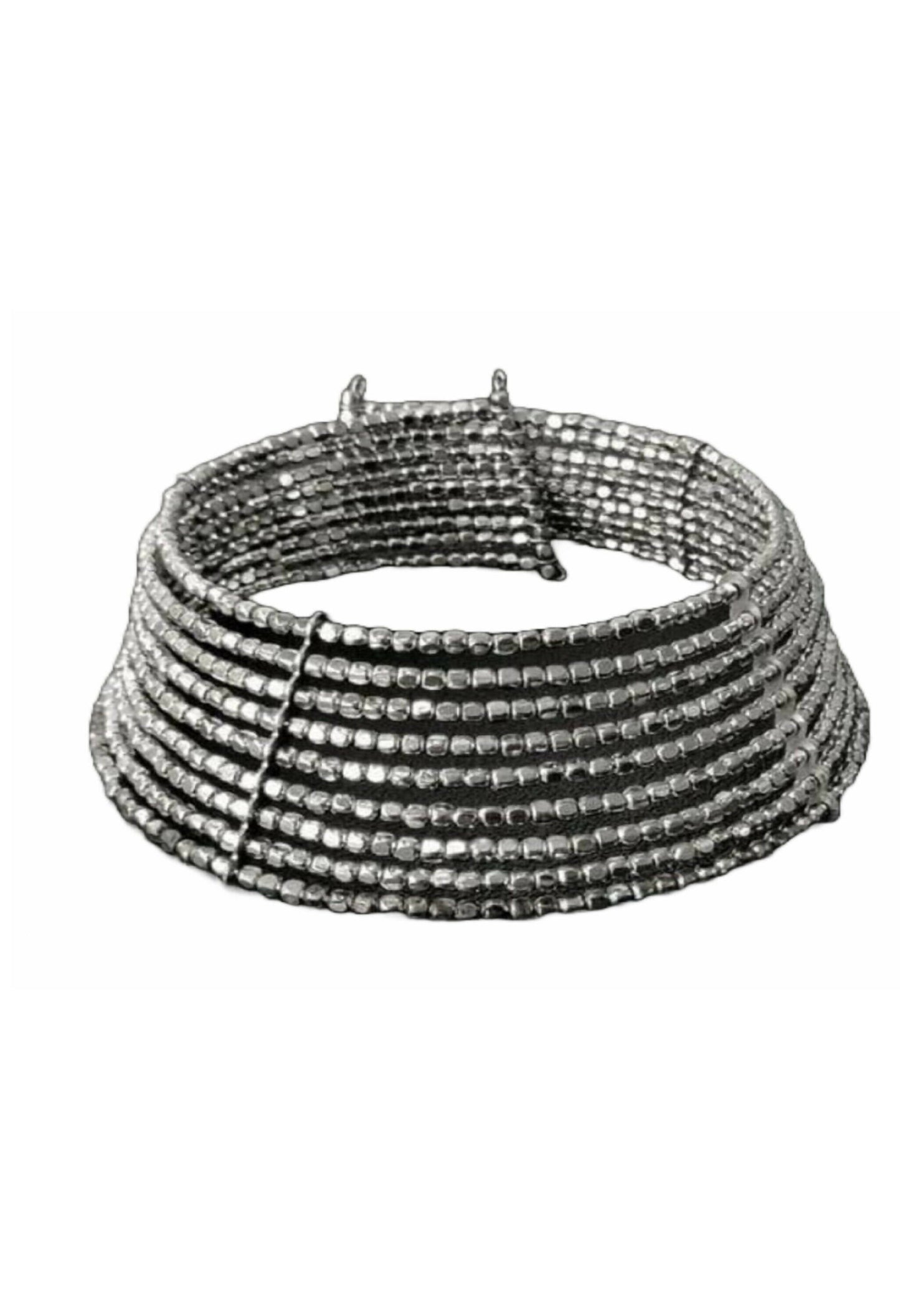 Mominos Fashion Joharkamal Oxidised Beaded work Hasli Design Choker For Women & Girls