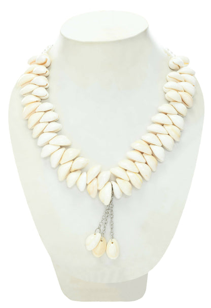 Mominos Fashion Johar Kamal Oxidised Silver-Plated Brass Finish Boho Design Necklace For Women