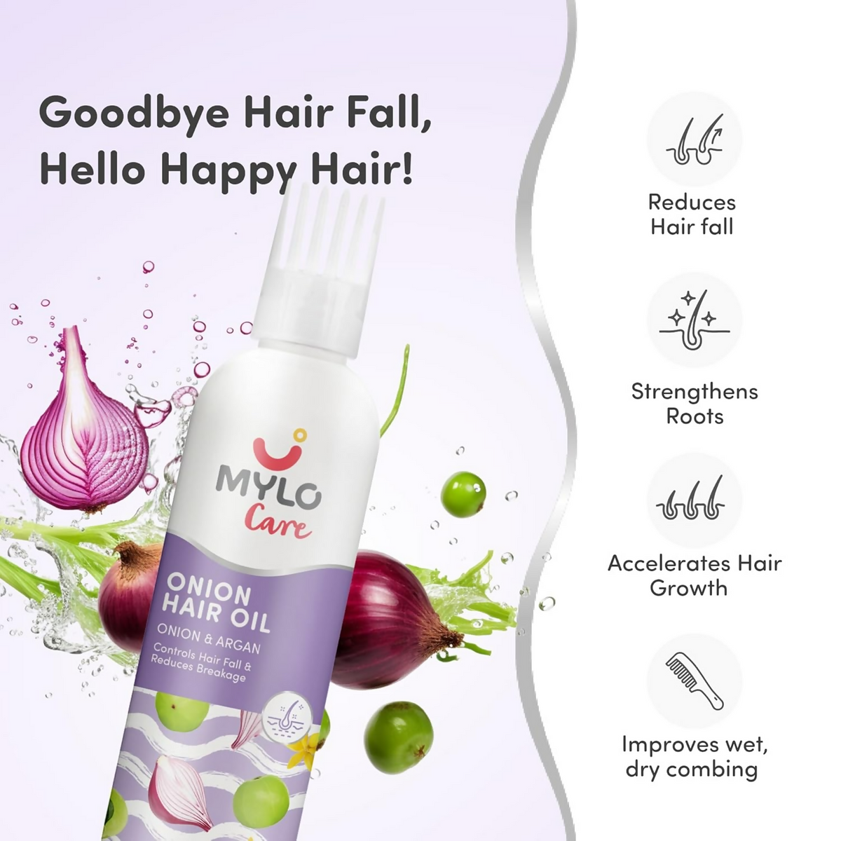 Mylo Care Anti Hair Fall Oil with Onion