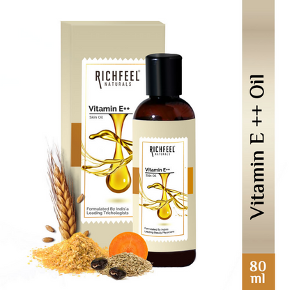 Richfeel Vitamin E Oil Almond, Wheatgerm Walnut & Carrot Blend