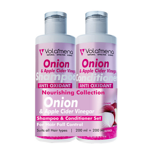 Volamena Onion Apple Cider Vinegar Shampoo And Conditioner