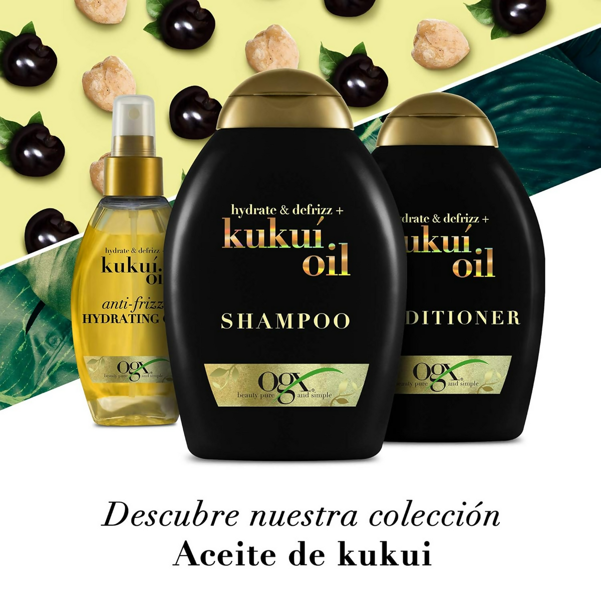 OGX Hydrate & Defrizz + Kukui Oil Conditioner