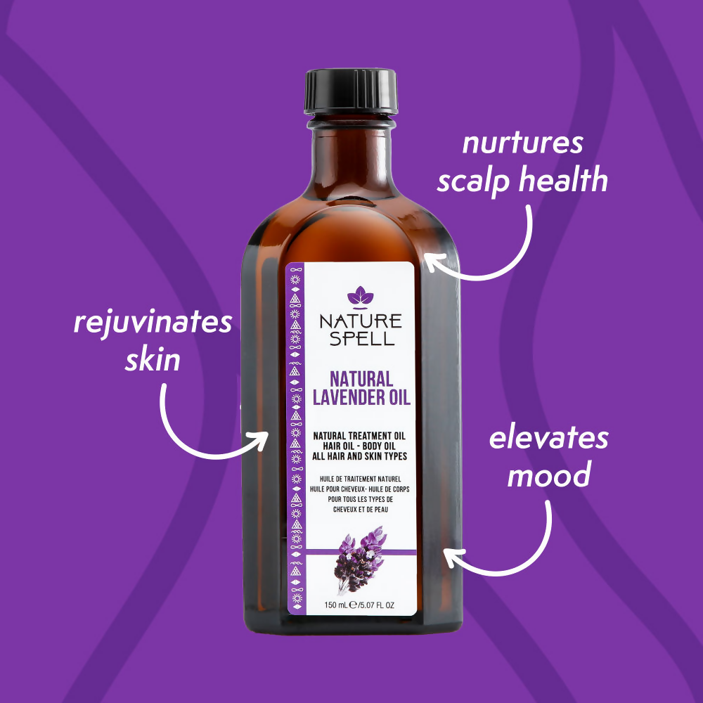 Nature Spell Lavender Oil For Hair & Skin