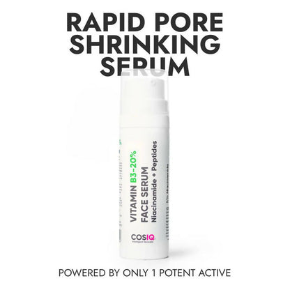 Cos-IQ Niacinamide Vitamin B3-20% Face Serum for Ultra Sensitive Skin