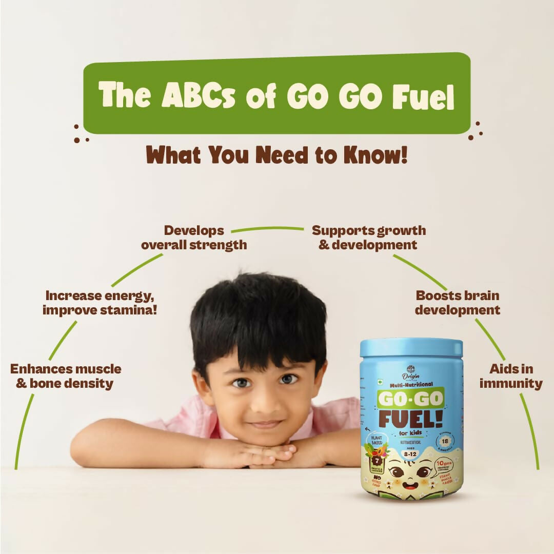 Origin Nutrition Multi Nutritional Go Go Fuel Health Drink For Kids, Ages 8-12 Yrs