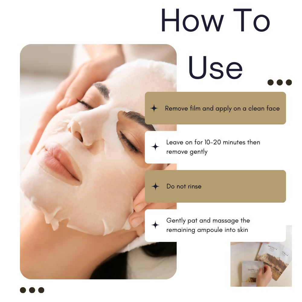 SKIN1004 Madagascar Centella Watergel Sheet Ampoule Mask