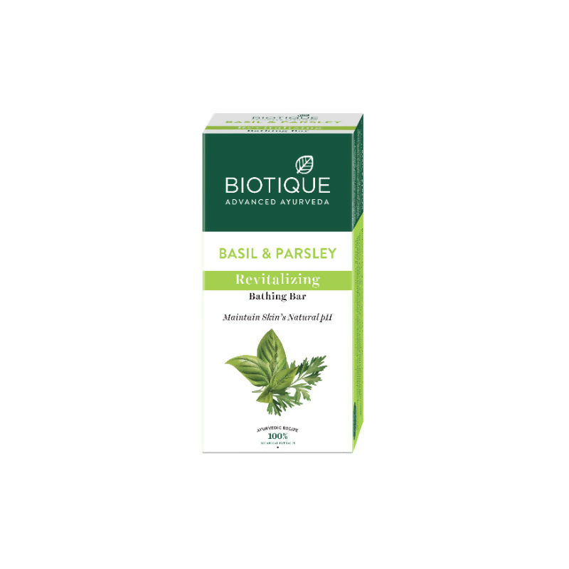 Biotique Bio Basil And Parsley Revitalizing Bathing Bar