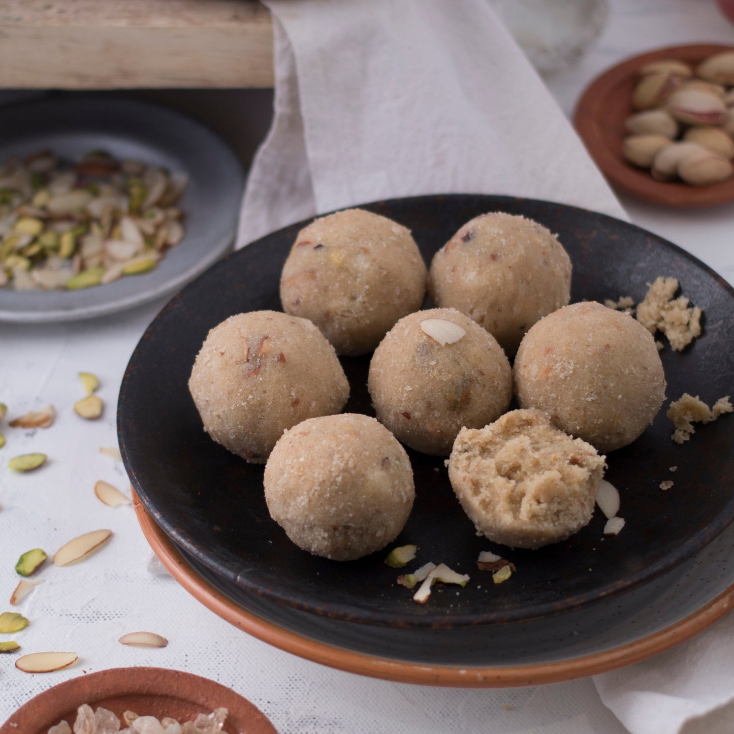 Almond House Gound Laddu