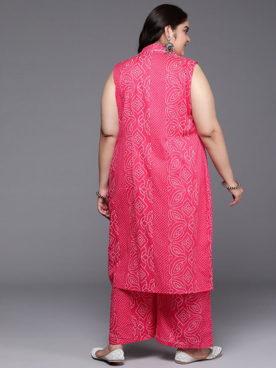 Ahalyaa Women's Traditional wear Co-ords - Pink