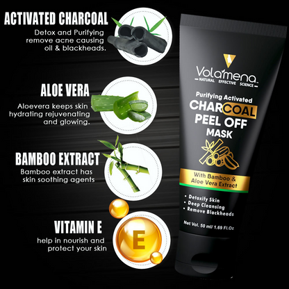 Volamena Purifying Activated Charcoal Peel Off Mask