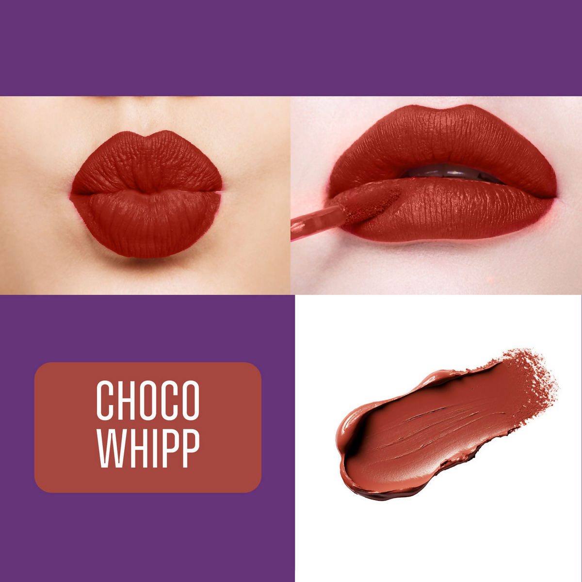 Blue Heaven Ultimatte Whipp Lip Liquid Lipstick - Choco Whipp