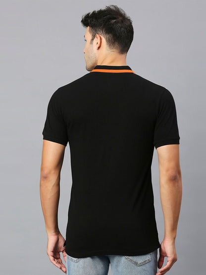 Fancode Sunrisers Hyderabad Logo Print Cotton IPL T-shirt