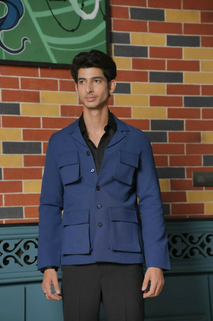 Minimal Matrix Black Shacket by Hilo Design