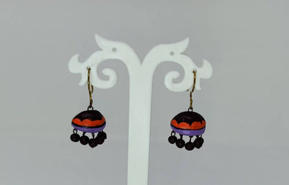 Terracotta Boho Style Jhumkas