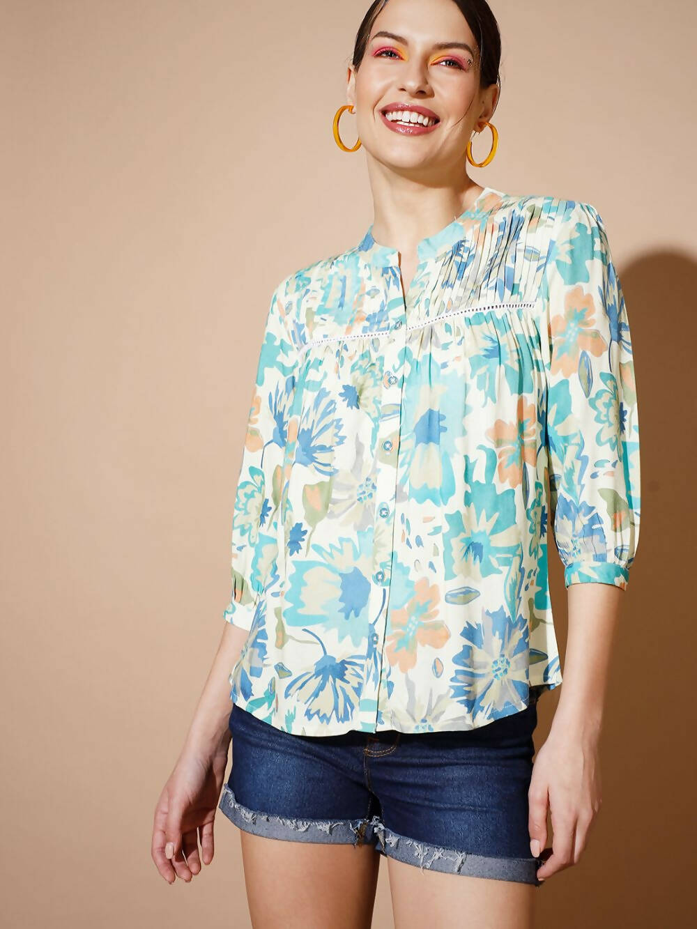 Myshka Women Multi Floral Tops