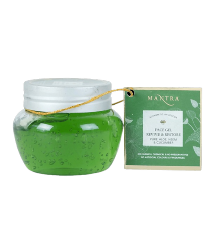 Mantra Herbal Face Gel Revive & Restore Pure Aloe Neem & Cucumber