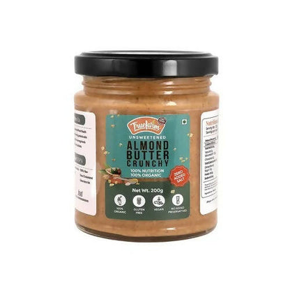 Truefarm Organic Almond Butter Crunchy-Unsweetened