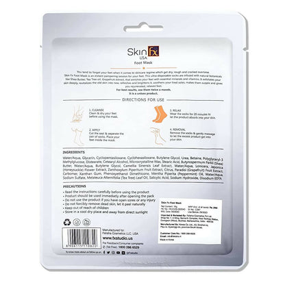 Skin Fx Foot Mask For Nourishing And Smoothening