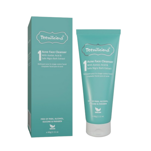 Teenilicious Acne Face Cleanser With 0.5% Azelaic Acid And Tea Tree Oil
