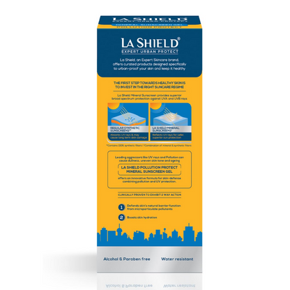 La Shield Pollution Protect SPF 50 Mineral Sunscreen Gel