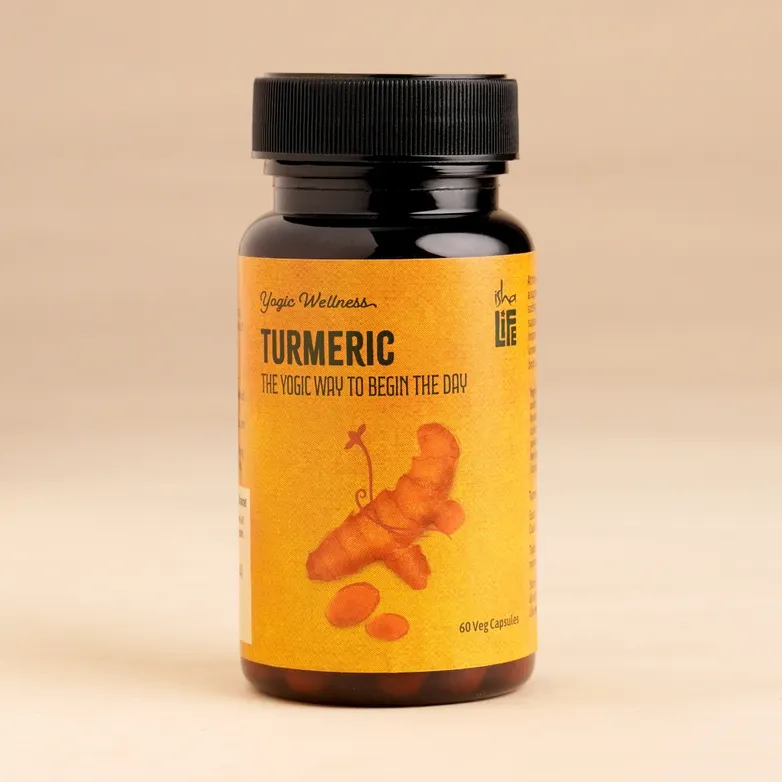 Isha Life Turmeric Powdered Form Of Vegetarian Capsules